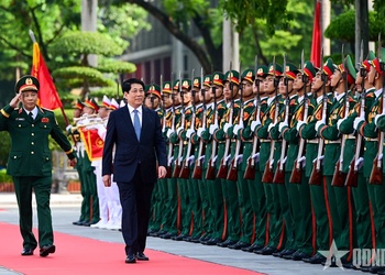Chủ tịch nước Lương Cường dự khai giảng năm học mới tại Học viện Quốc phòng
