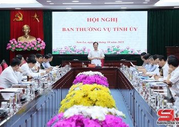 Ban Thường vụ Tỉnh ủy Sơn La họp quyết định một số nội dung theo thẩm quyền