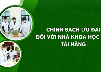 Chính sách ưu đãi đối với nhà khoa học trẻ tài năng