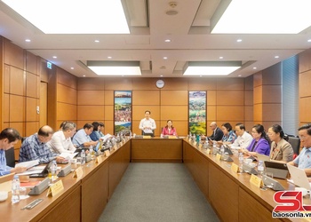 Đoàn đại biểu Quốc hội tỉnh Sơn La thảo luận tại Tổ đối với các dự án luật về bảo hiểm tiền gửi (sửa đổi), phá sản (sửa đổi); báo chí (sửa đổi); dân số; phòng bệnh.