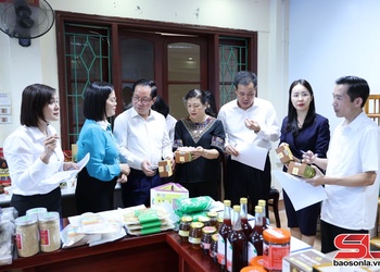 Chấm điểm bình chọn sản phẩm công nghiệp nông thôn tiêu biểu tỉnh Sơn La năm 2025
