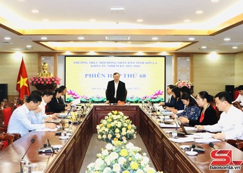 Phiên họp thứ 68  Thường trực HĐND tỉnh Sơn La khóa XV, nhiệm kỳ 2021-2026