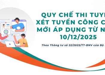 Quy chế thi tuyển, xét tuyển công chức mới áp dụng từ ngày 10/12/2025