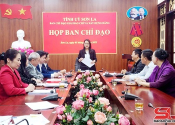 Họp Ban Chỉ đạo và Hội đồng chấm Giải báo chí về xây dựng Đảng tỉnh