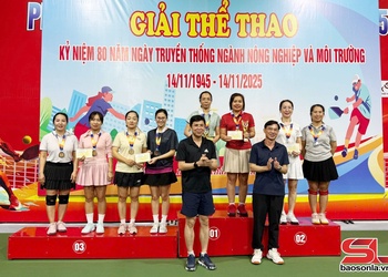 Giải thể thao chào mừng 80 năm Ngày truyền thống ngành Nông nghiệp và Môi trường