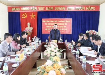 Đồng chí Phó Chủ tịch Thường trực UBND tỉnh làm việc với xã Bắc Yên và Tà Xùa