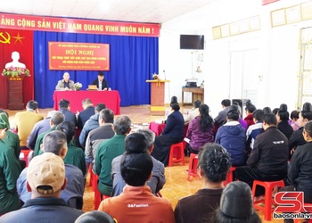 Đối thoại trực tiếp giữa Chủ tịch UBND phường Chiềng An với nhân dân bản Phứa Cón