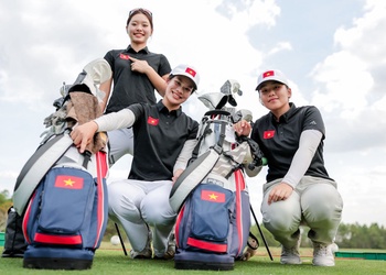Tuyển golf Việt Nam sẵn sàng cho ngày thi đấu chính thức