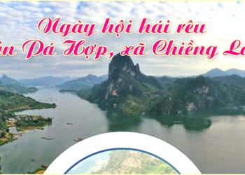 Ngày hội hái rêu bản Pá Hợp, xã Chiềng Lao
