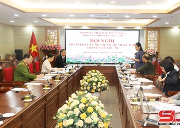 Các Ban HĐND tỉnh thẩm tra các nội dung trình Kỳ họp chuyên đề thứ 38