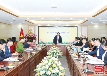 Phiên họp thứ 73 Thường trực HĐND tỉnh khóa XV, nhiệm kỳ 2021-2026