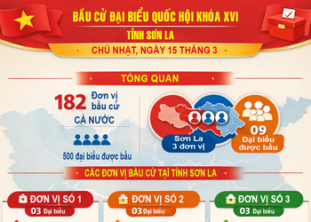  Đơn vị bầu cử Đại biểu Quốc hội của tỉnh Sơn La