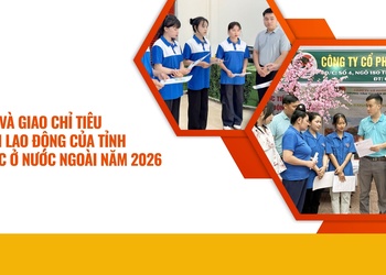 Kế hoạch và giao chỉ tiêu đưa người lao động của tỉnh đi làm việc ở nước ngoài năm 2026