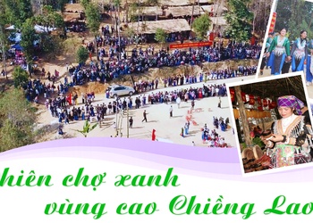 Phiên chợ xanh vùng cao Chiềng Lao