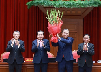 Điện, thư chúc mừng Tổng Bí thư Ban Chấp hành Trung ương Đảng Cộng sản Việt Nam khóa XIV Tô Lâm