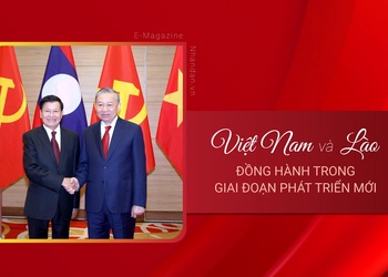 Việt Nam và Lào đồng hành trong giai đoạn phát triển mới