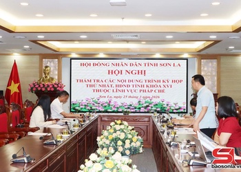 Thẩm tra các nội dung trình Kỳ họp thứ nhất, HĐND tỉnh khóa XVI thuộc lĩnh vực pháp chế