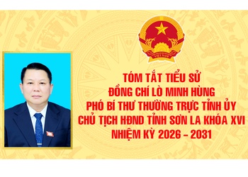 TÓM TẮT TIỂU SỬ ĐỒNG CHÍ LÒ MINH HÙNG, PHÓ BÍ THƯ THƯỜNG TRỰC TỈNH ỦY, CHỦ TỊCH HĐND TỈNH SƠN LA KHÓA XVI, NHIỆM KỲ 2026 – 2031