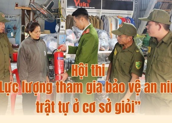 HỘI THI “LỰC LƯỢNG THAM GIA BẢO VỆ AN NINH, TRẬT TỰ Ở CƠ SỞ GIỎI” TỈNH SƠN LA NĂM 2026