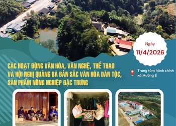Các hoạt động văn hóa, văn nghệ, thể thao và Hội nghị quảng bá bản sắc văn hóa dân tộc, sản phẩm nông nghiệp đặc trưng xã Mường É