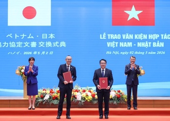 Việt Nam, Nhật Bản trao nhiều văn kiện hợp tác quan trọng