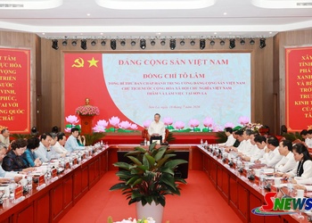 Tổng Bí thư, Chủ tịch nước Tô Lâm làm việc với Ban Thường vụ Tỉnh ủy Sơn La
