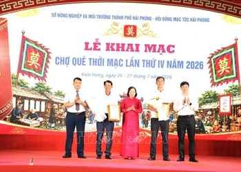 Khai mạc Chợ quê thời Mạc, tôn vinh sản phẩm OCOP Hải Phòng