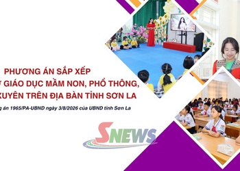 PHƯƠNG ÁN SẮP XẾP CÁC CƠ SỞ GIÁO DỤC MẦM NON, PHỔ THÔNG, THƯỜNG XUYÊN TRÊN ĐỊA BÀN TỈNH SƠN LA
