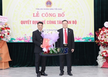 Công bố quyết định bổ nhiệm Phó Chánh án Tòa án Nhân dân tỉnh