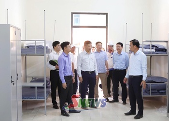 Kiểm tra công tác chuẩn bị khánh thành, khai giảng các trường nội trú xã Xuân Nha, Chiềng Sơn