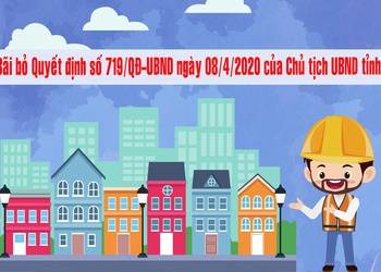 Bãi bỏ Quyết định số 719/QĐ-UBND ngày 08/4/2020 của Chủ tịch UBND tỉnh Sơn La