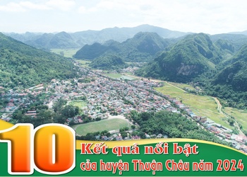 10 kết quả nổi bật của huyện Thuận Châu năm 2024