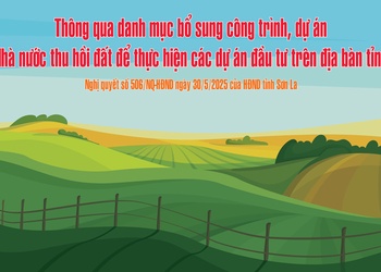 Thông qua danh mục bổ sung công trình, dự án Nhà nước thu hồi đất để thực hiện các dự án đầu tư trên địa bàn tỉnh