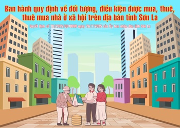 Quy định đối tượng, điều kiện được mua, thuê, thuê mua nhà ở xã hội trên địa bàn tỉnh Sơn La   
