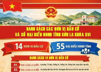 Ấn định 14 đơn vị bầu cử đại biểu HĐND tỉnh khóa XVI