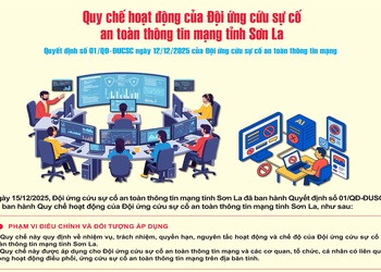 Quy chế hoạt động của Đội ứng cứu sự cố an toàn thông tin mạng tỉnh Sơn La