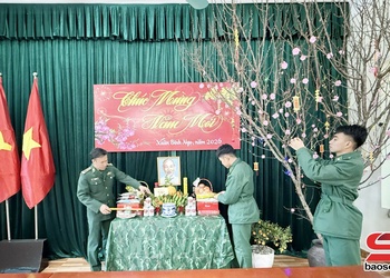 Tết của người lính xa nhà