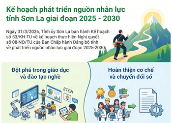Kế hoạch phát triển nguồn nhân lực tỉnh Sơn La giai đoạn 2025 - 2030