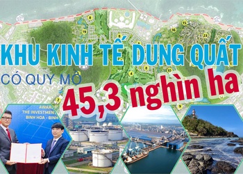 [Emagazine] Khu kinh tế Dung Quất có quy mô 45,3 nghìn ha
