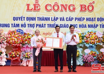 Thành lập Trung tâm hỗ trợ phát triển giáo dục hòa nhập tỉnh Sơn La