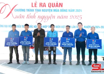 Ra quân “Tình nguyện mùa đông năm 2024” và “Xuân tình nguyện năm 2025”