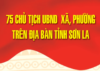 75 Chủ tịch UBND xã, phường trên địa bàn tỉnh Sơn La