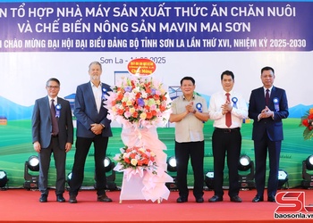 Lễ khởi công tổ hợp nhà máy sản xuất thức ăn chăn nuôi và chế biến nông sản Mavin Mai Sơn