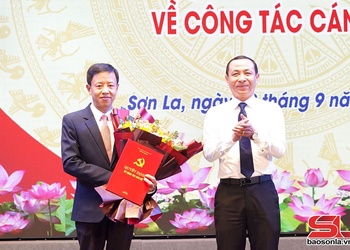 Công bố quyết định bổ nhiệm Tổng Biên tập Báo và phát thanh, truyền hình Sơn La