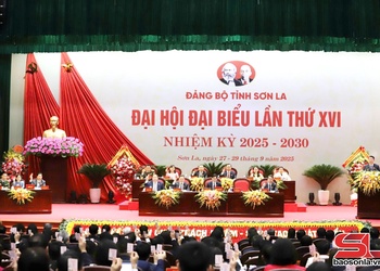 Thông qua Nghị quyết Đại hội đại biểu Đảng bộ tỉnh Sơn La lần thứ XVI, nhiệm kỳ 2025 - 2030