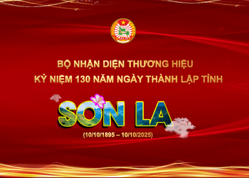 Bộ nhận diện thương hiệu chào mừng kỷ niệm 130 năm ngày Thành lập tỉnh Sơn La