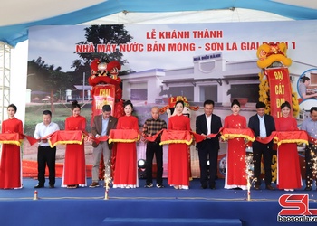 Khánh thành Nhà máy nước bản Mòng – Sơn La giai đoạn 1