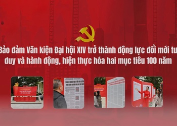 Bảo đảm Văn kiện Đại hội XIV trở thành động lực đổi mới tư duy và hành động, khơi dậy khát vọng phát triển
