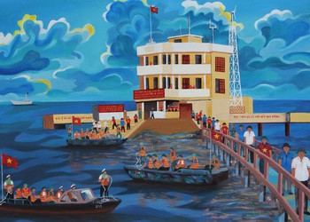 Đảo Đá Tây trong quần Đảo Trường Sa  