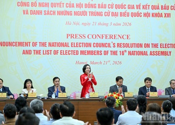 Bầu cử đại biểu Quốc hội khóa XVI: Số đại biểu dự kiến hoạt động chuyên trách trúng cử 100%
